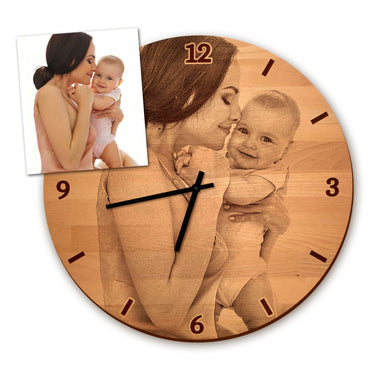 Orologio gigante con la vostra foto - 50 cm