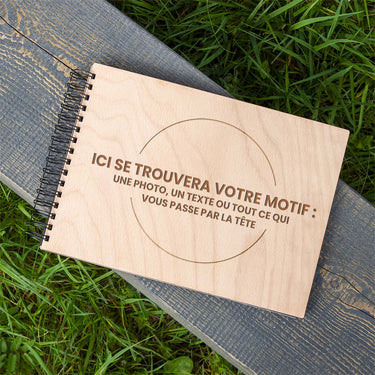 Album in legno, motivo personalizzato